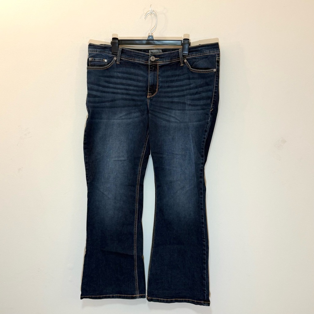 Torrid Luxe Slim Boot Dark Jeans 20